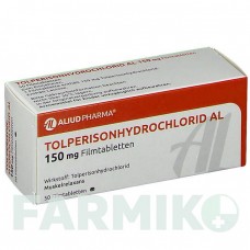 ТОЛПЕРИЗОНГИДРОХЛОРИД (TOLPERISONHYDROCHLORID) 150 мг таблетки 50 шт - Толперизон ALIUD PHARMA