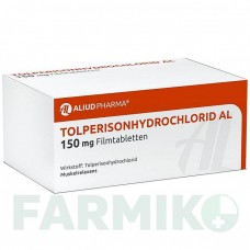 ТОЛПЕРИЗОНГИДРОХЛОРИД (TOLPERISONHYDROCHLORID) 150 мг таблетки 100 шт - Толперизон ALIUD PHARMA