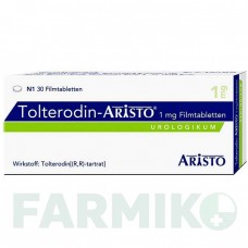ТОЛТЕРОДИН (TOLTERODIN) 1 мг таблетки 30 шт - Толтеродин ARISTO PHARMA