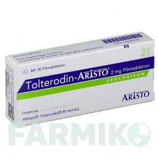 ТОЛТЕРОДИН (TOLTERODIN) 2 мг таблетки 30 шт - Толтеродин ARISTO PHARMA