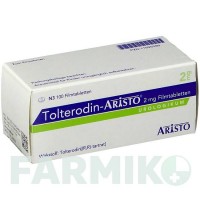 ТОЛТЕРОДИН (TOLTERODIN) 2 мг таблетки 100 шт - Толтеродин ARISTO PHARMA