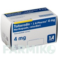 ТОЛТЕРОДИН (TOLTERODIN) 4 мг капсули 98 шт - Толтеродин 1 A PHARMA