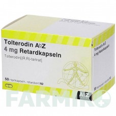 ТОЛТЕРОДИН (TOLTERODIN) 4 мг капсулы 50 шт - Толтеродин ABZ PHARMA