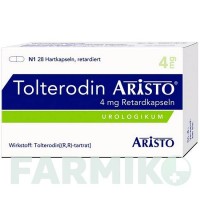 ТОЛТЕРОДИН (TOLTERODIN) 4 мг капсули 28 шт - Толтеродин ARISTO PHARMA