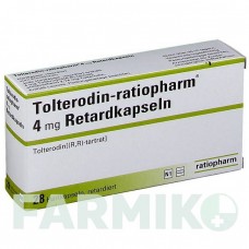 ТОЛТЕРОДИН (TOLTERODIN) 4 мг капсулы 28 шт - Толтеродин RATIOPHARM