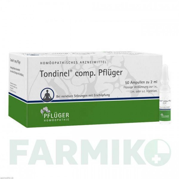 ТОНДИНЕЛЬ (TONDINEL) ампулы 50 шт - Гомеопатия HOMOOPATHISCHES ALEXANDER PFLUGER