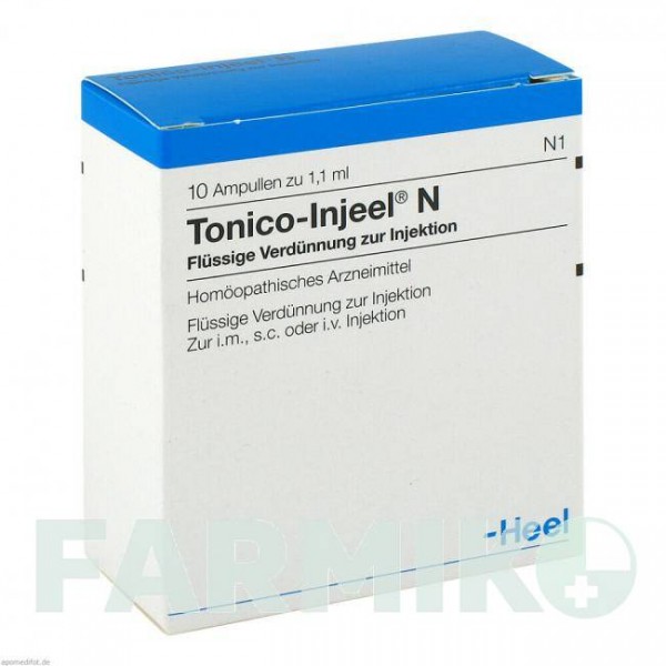 ТОНИКО (TONICO) ампулы 10 шт - Гомеопатия BIOLOGISCHE HEILMITTEL HEEL
