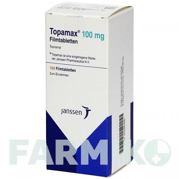 ТОПАМАКС (TOPAMAX) 100 мг таблетки 100 шт - Топірамат KOHLPHARMA
