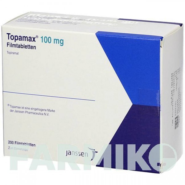 ТОПАМАКС (TOPAMAX) 100 мг таблетки 200 шт - Топирамат KOHLPHARMA