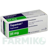 ТОПАМАКС (TOPAMAX) 25 мг таблетки 100 шт - Топирамат JANSSEN CILAG