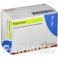 ТОПІРАМАТ (TOPIRAMAT) 100 мг таблетки 100 шт - Топірамат GLENMARK