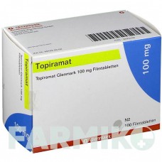ТОПИРАМАТ (TOPIRAMAT) 100 мг таблетки 100 шт - Топирамат GLENMARK