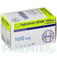 ТОПІРАМАТ (TOPIRAMAT) 100 мг таблетки 50 шт - Топірамат HEXAL