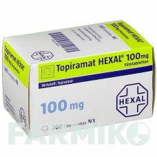 ТОПИРАМАТ (TOPIRAMAT) 100 мг таблетки 50 шт - Топирамат HEXAL