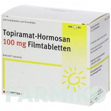 ТОПИРАМАТ (TOPIRAMAT) 100 мг таблетки 200 шт - Топирамат HORMOSAN PHARMA
