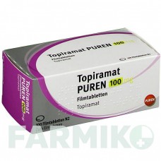 ТОПІРАМАТ (TOPIRAMAT) 100 мг таблетки 100 шт - Топірамат PUREN PHARMA