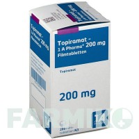 ТОПІРАМАТ (TOPIRAMAT) 200 мг таблетки 200 шт - Топірамат 1 A PHARMA