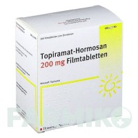 ТОПІРАМАТ (TOPIRAMAT) 200 мг таблетки 200 шт - Топірамат HORMOSAN PHARMA