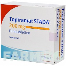 ТОПІРАМАТ (TOPIRAMAT) 200 мг таблетки 200 шт - Топірамат STADAPHARM