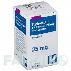ТОПІРАМАТ (TOPIRAMAT) 25 мг таблетки 28 шт - Топірамат 1 A PHARMA