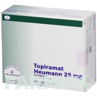 ТОПІРАМАТ (TOPIRAMAT) 25 мг таблетки 200 шт - Топірамат HEUMANN PHARMA