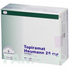 ТОПІРАМАТ (TOPIRAMAT) 25 мг таблетки 200 шт - Топірамат HEUMANN PHARMA