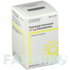 ТОПІРАМАТ (TOPIRAMAT) 25 мг таблетки 100 шт - Топірамат HORMOSAN PHARMA