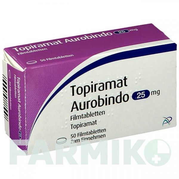 ТОПИРАМАТ (TOPIRAMAT) 25 мг таблетки 50 шт - Топирамат PUREN PHARMA