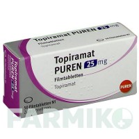ТОПИРАМАТ (TOPIRAMAT) 25 мг таблетки 50 шт - Топирамат PUREN PHARMA