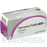 ТОПІРАМАТ (TOPIRAMAT) 25 мг таблетки 100 шт - Топірамат PUREN PHARMA