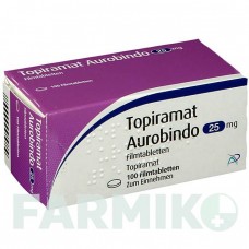ТОПІРАМАТ (TOPIRAMAT) 25 мг таблетки 100 шт - Топірамат PUREN PHARMA