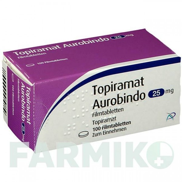 ТОПИРАМАТ (TOPIRAMAT) 25 мг таблетки 100 шт - Топирамат PUREN PHARMA