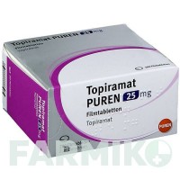 ТОПІРАМАТ (TOPIRAMAT) 25 мг таблетки 200 шт - Топірамат PUREN PHARMA
