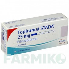 ТОПИРАМАТ (TOPIRAMAT) 25 мг таблетки 50 шт - Топирамат STADAPHARM