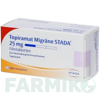 ТОПІРАМАТ (TOPIRAMAT) 25 мг таблетки 100 шт - Топірамат STADAPHARM