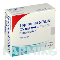 ТОПІРАМАТ (TOPIRAMAT) 25 мг таблетки 200 шт - Топірамат STADAPHARM