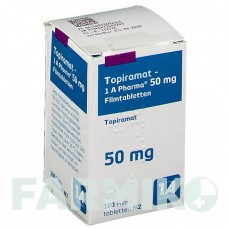 ТОПІРАМАТ (TOPIRAMAT) 50 мг таблетки 100 шт - Топірамат 1 A PHARMA