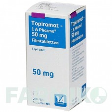 ТОПІРАМАТ (TOPIRAMAT) 50 мг таблетки 200 шт - Топірамат 1 A PHARMA
