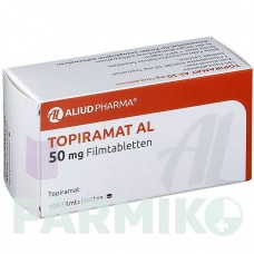 ТОПІРАМАТ (TOPIRAMAT) 50 мг таблетки 100 шт - Топірамат ALIUD PHARMA