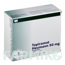 ТОПІРАМАТ (TOPIRAMAT) 50 мг таблетки 50 шт - Топірамат HEUMANN PHARMA