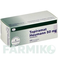 ТОПІРАМАТ (TOPIRAMAT) 50 мг таблетки 100 шт - Топірамат HEUMANN PHARMA
