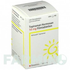 ТОПИРАМАТ (TOPIRAMAT) 50 мг таблетки 100 шт - Топирамат HORMOSAN PHARMA