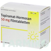 ТОПІРАМАТ (TOPIRAMAT) 50 мг таблетки 200 шт - Топірамат HORMOSAN PHARMA