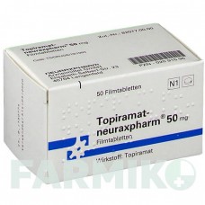 ТОПИРАМАТ (TOPIRAMAT) 50 мг таблетки 50 шт - Топирамат NEURAXPHARM