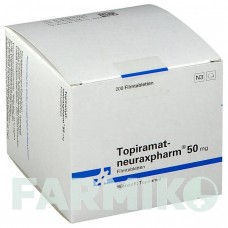 ТОПИРАМАТ (TOPIRAMAT) 50 мг таблетки 200 шт - Топирамат NEURAXPHARM