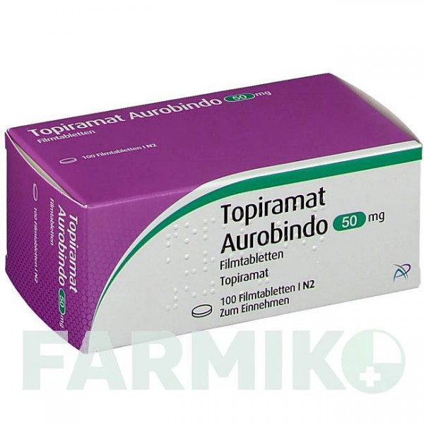 ТОПИРАМАТ (TOPIRAMAT) 50 мг таблетки 100 шт - Топирамат PUREN PHARMA