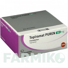 ТОПИРАМАТ (TOPIRAMAT) 50 мг таблетки 200 шт - Топирамат PUREN PHARMA
