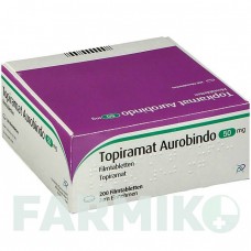 ТОПИРАМАТ (TOPIRAMAT) 50 мг таблетки 200 шт - Топирамат PUREN PHARMA