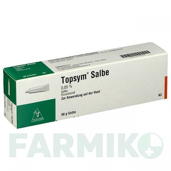 ТОПСИМ (TOPSYM) мазь 50 г - Флуоцинонид TEOFARMA