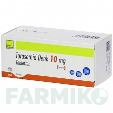 ТОРАСЕМИД (TORASEMID) 10 мг таблетки 100 шт - Торасемид DENK PHARMA